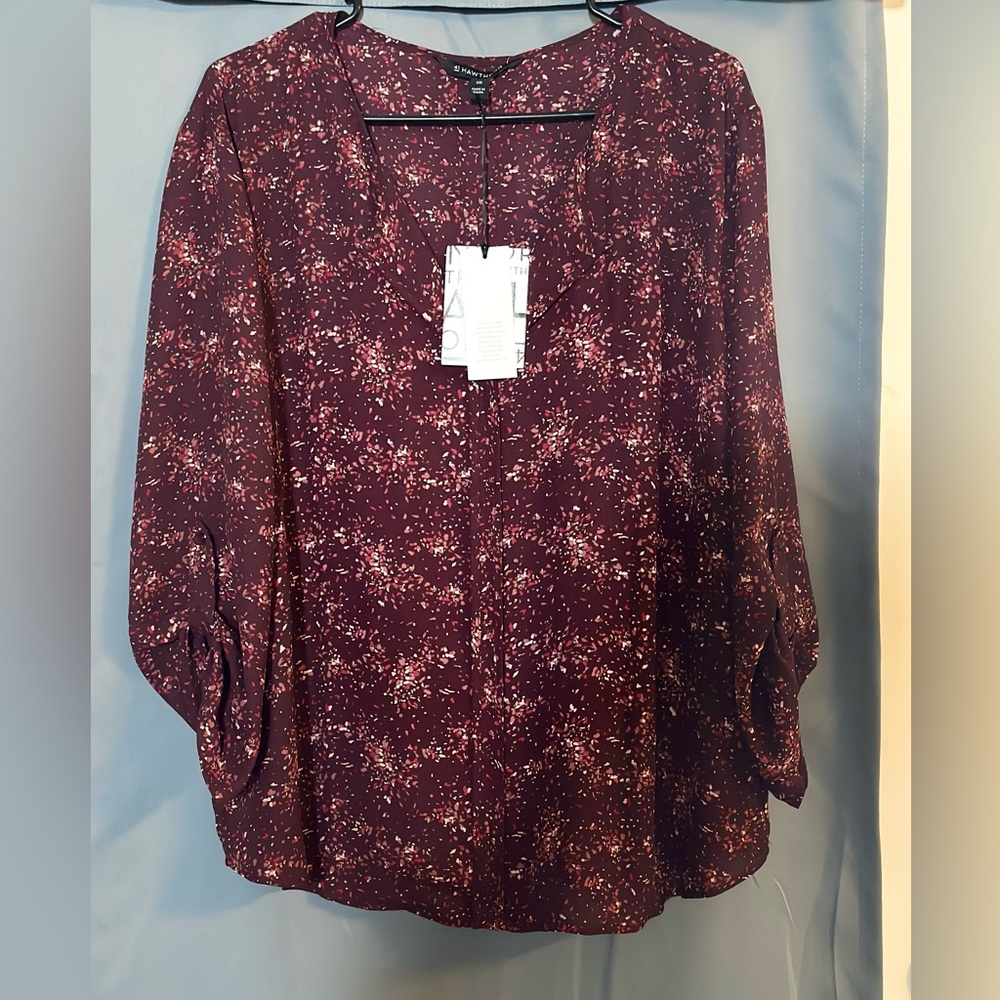 Brown with print size xxl